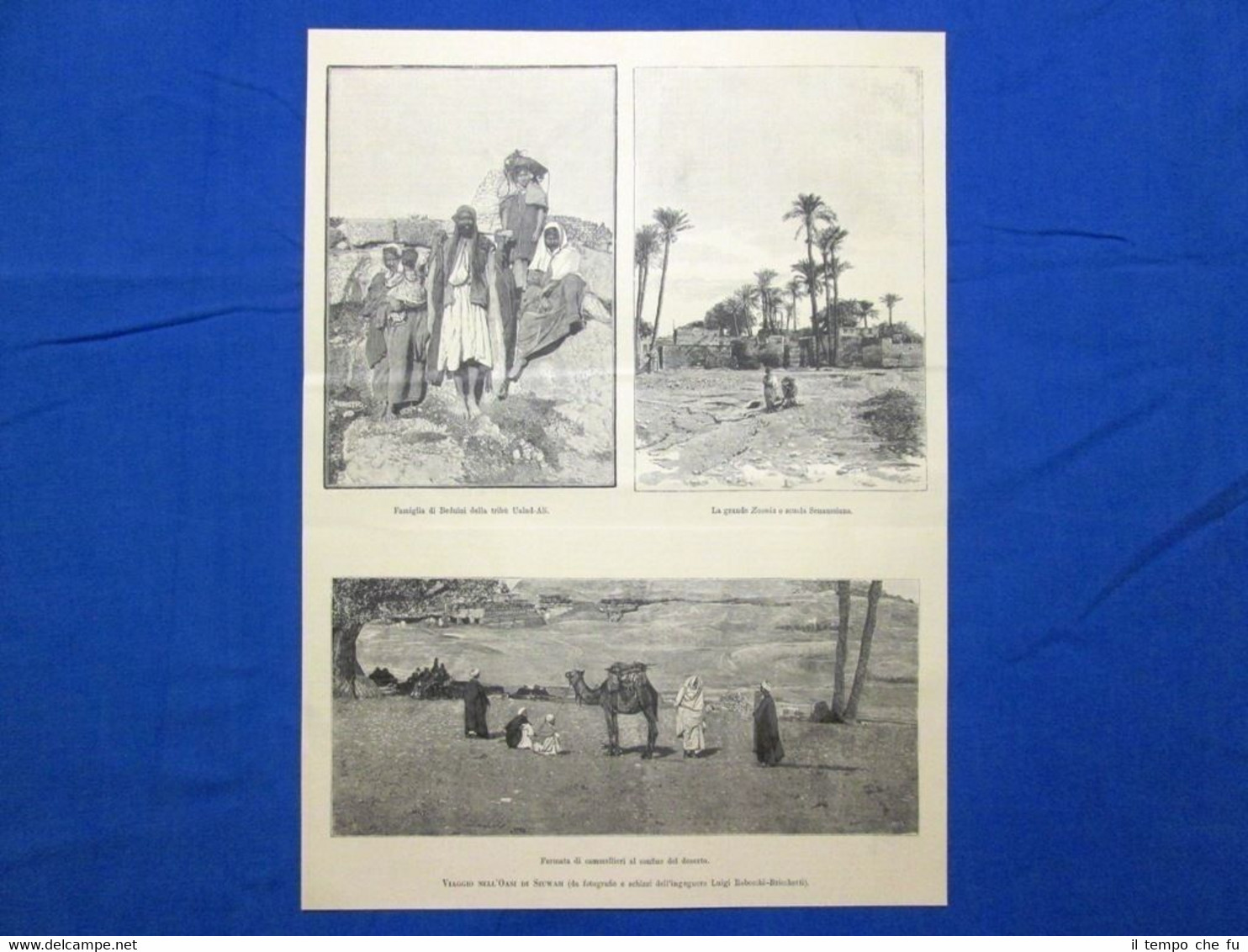 Viaggio nell'Oasi di Siuwah (Siwa, Egitto) nel 1889