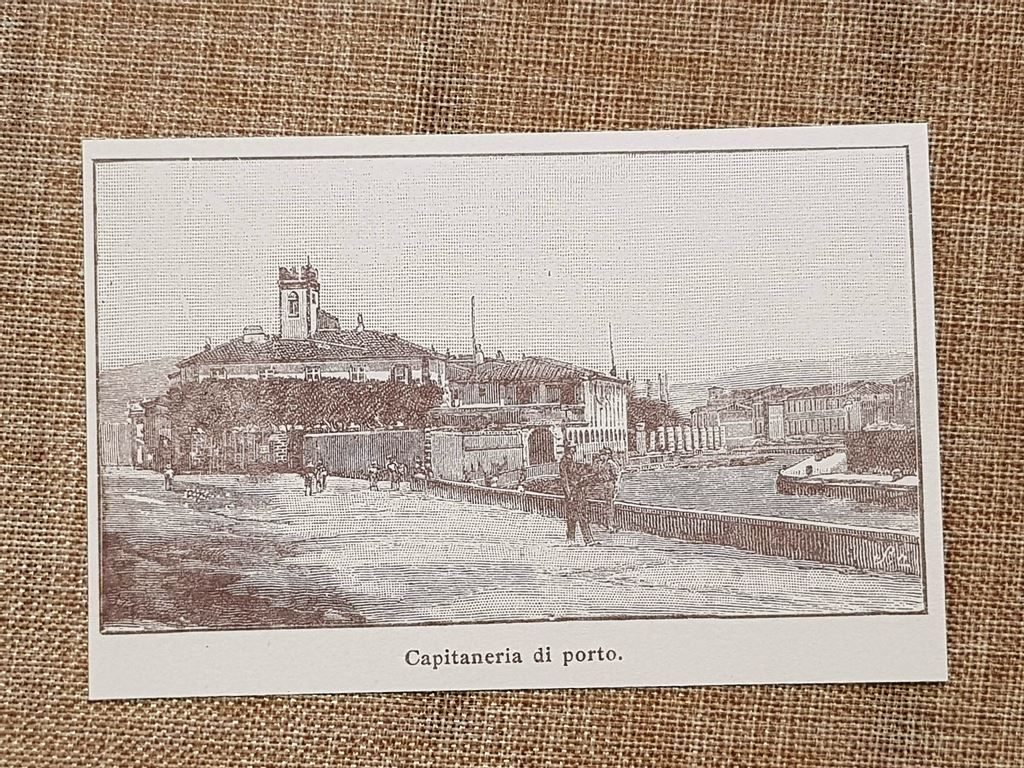 Viareggio nell'800 Capitaneria di porto Lucca Toscana