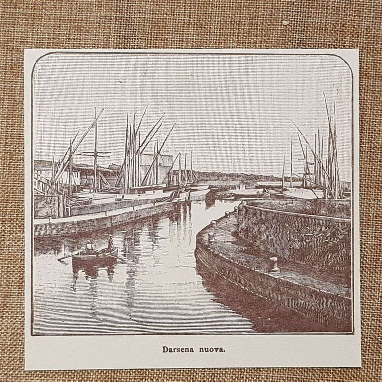 Viareggio nell'800 Darsena nuova Lucca Toscana