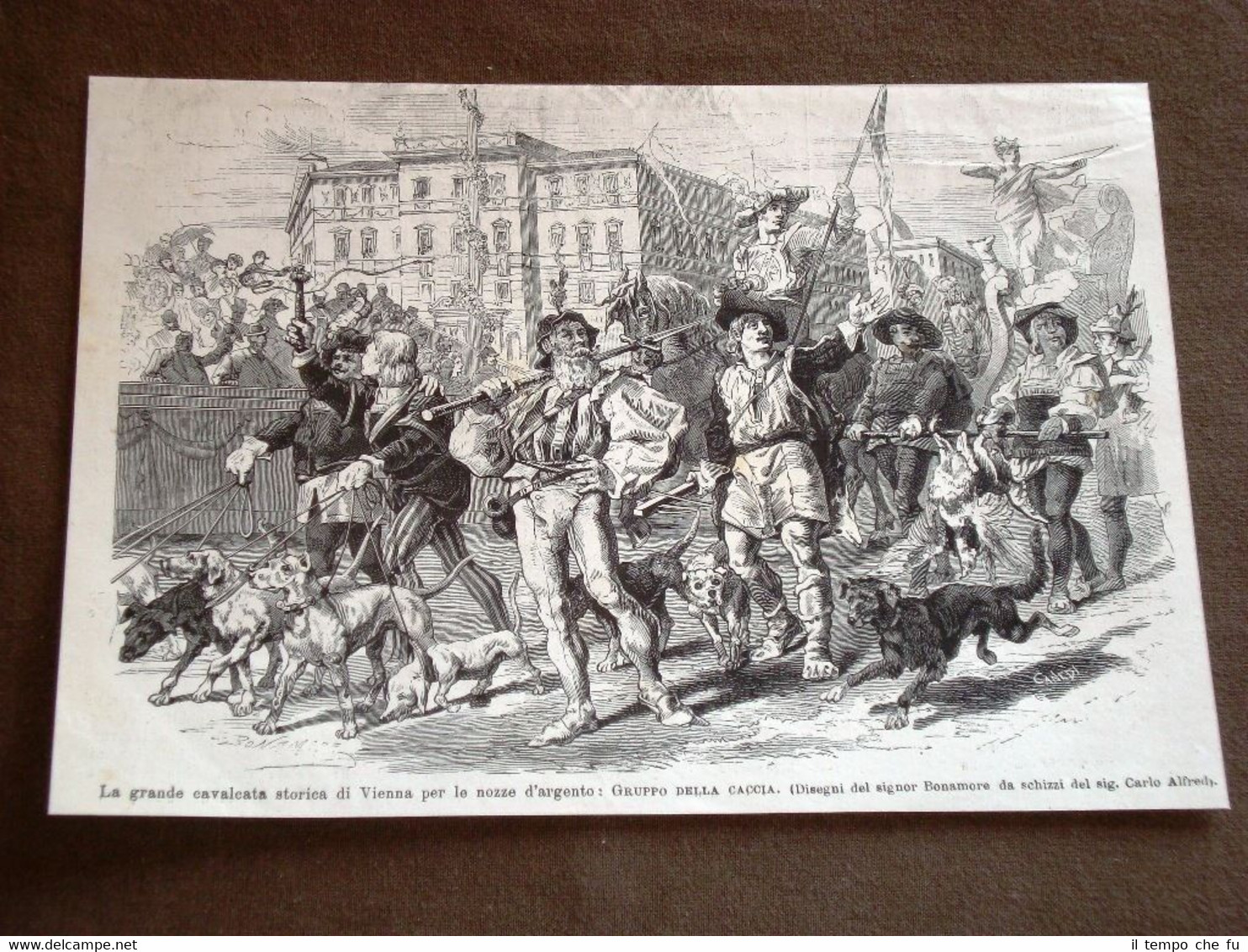 Vienna nel 1879 Nozze argento dei Reali Cavalcata storica Gruppo …