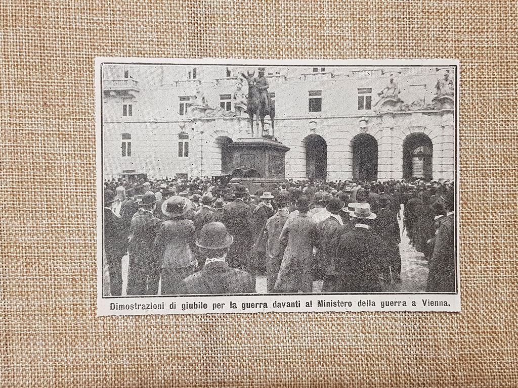 Vienna nel 1914 Giubilo presso il Ministero Austria Prima Guerra …