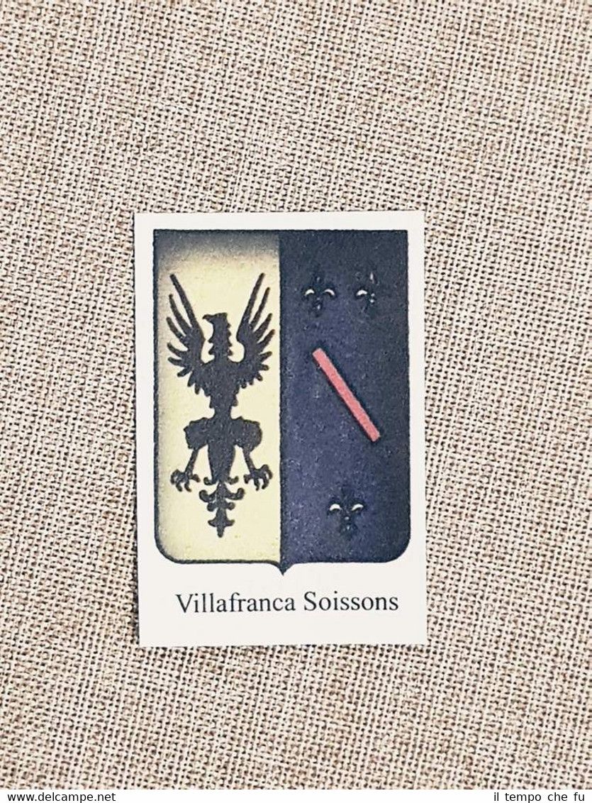 Villafranca Soissons e Vincenti Mareri Famiglia nobile Stemma Nobiltà Araldica