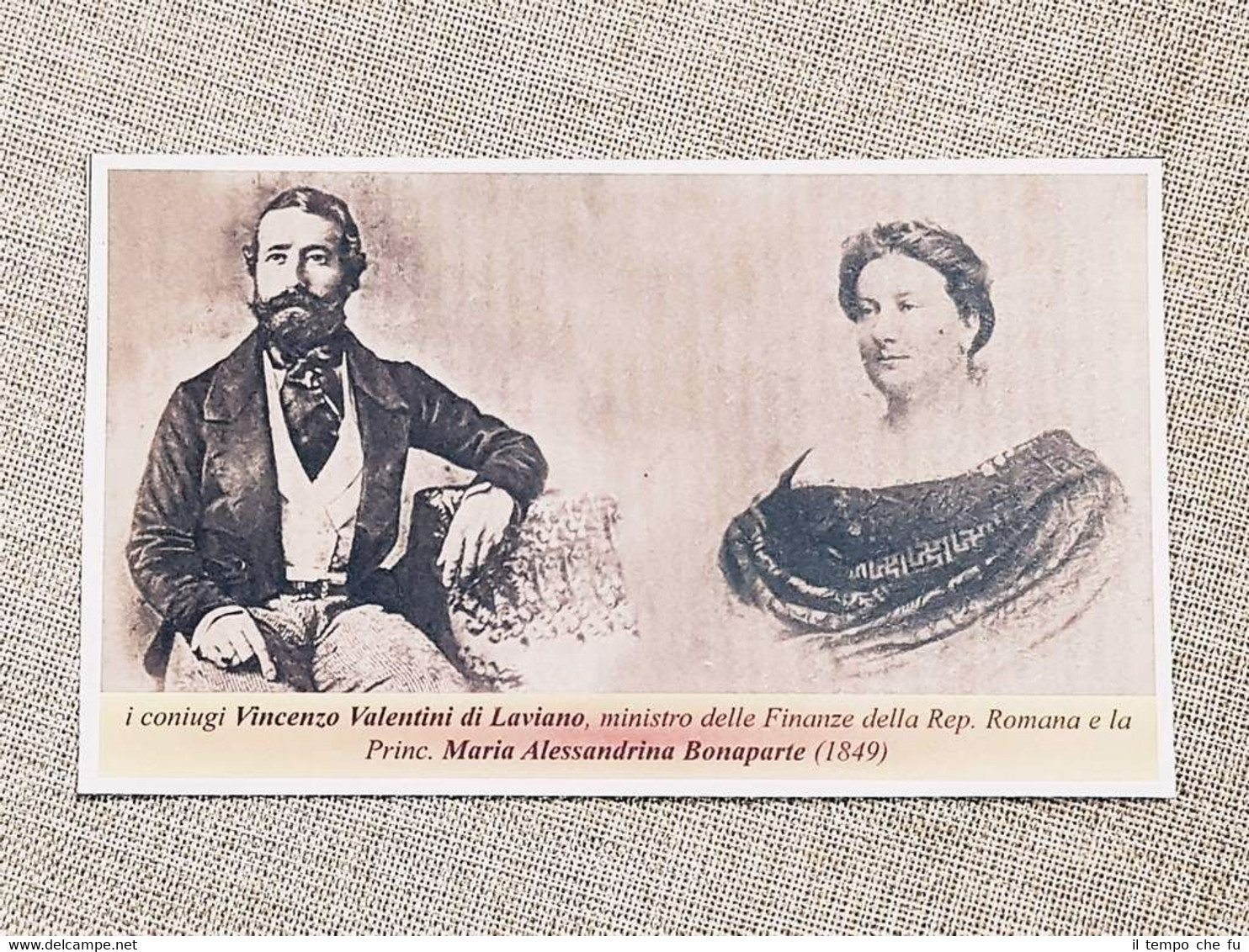 Vincenzo Valentini di Laviano e Maria Alessandrina Bonaparte e Stemma …