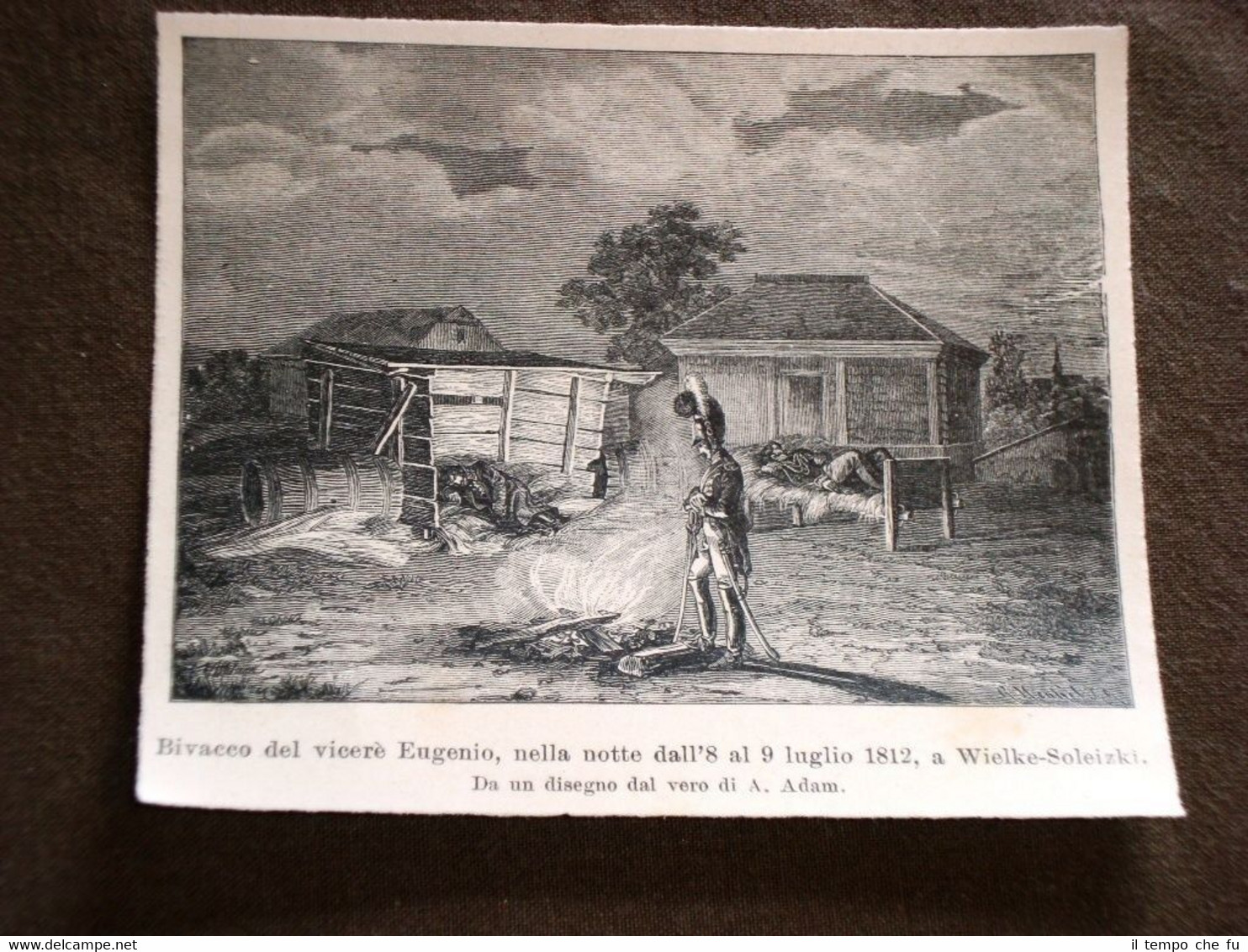 Wielke - Soleizki 8-9 luglio 1812 Bivacco del Vicerè Eugenio