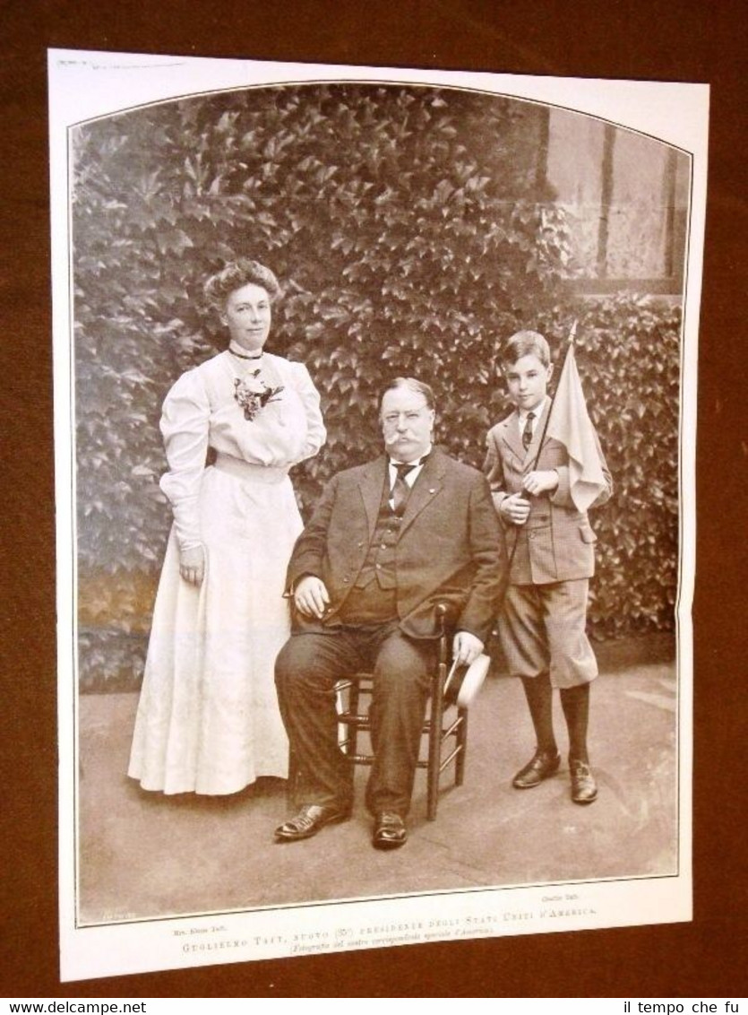 William Howard Taft di Cincinnati e la sua famiglia nel …
