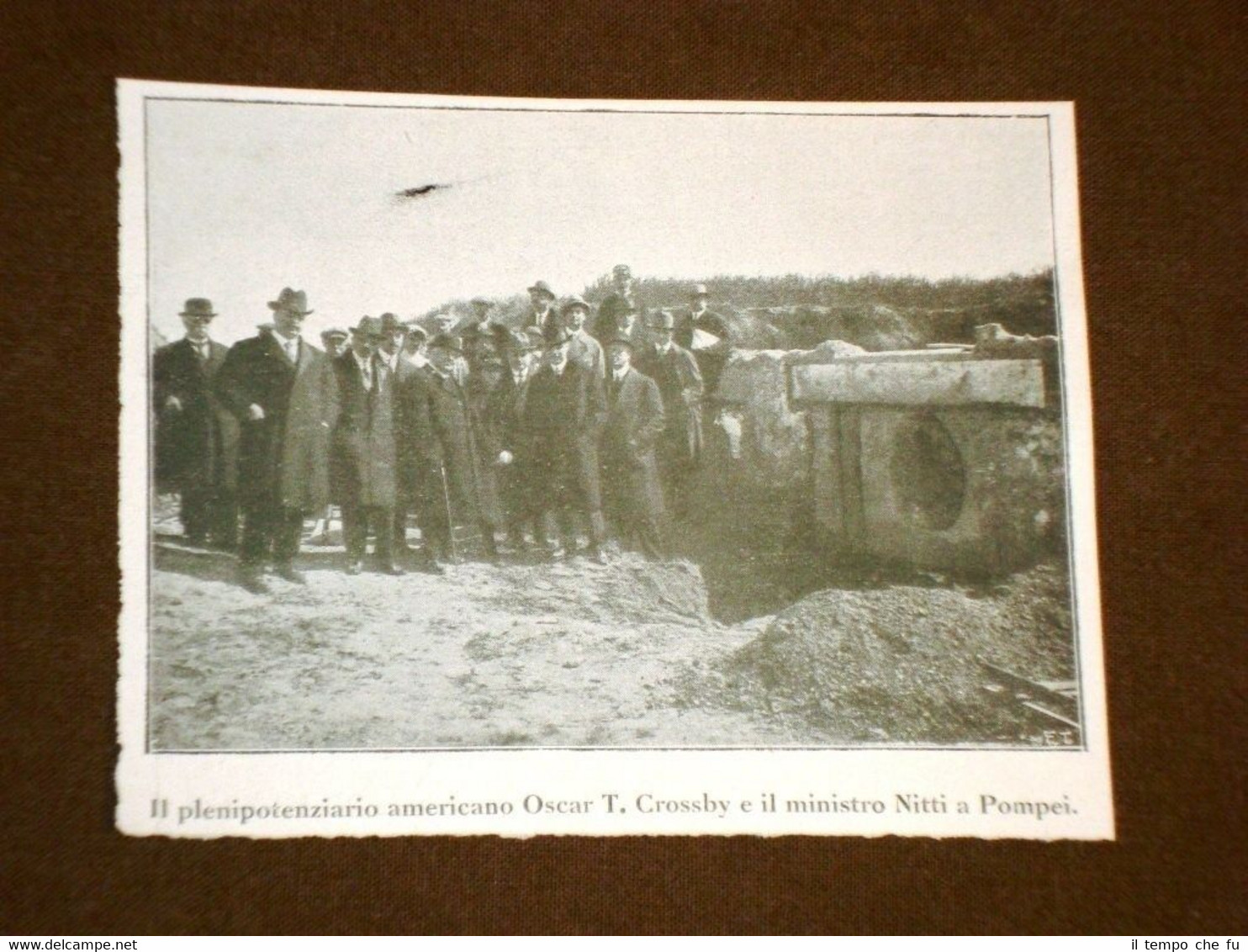 WW1 1a Guerra mondiale 1914-1918 Pompei nel 1918 Oscar Crossby …