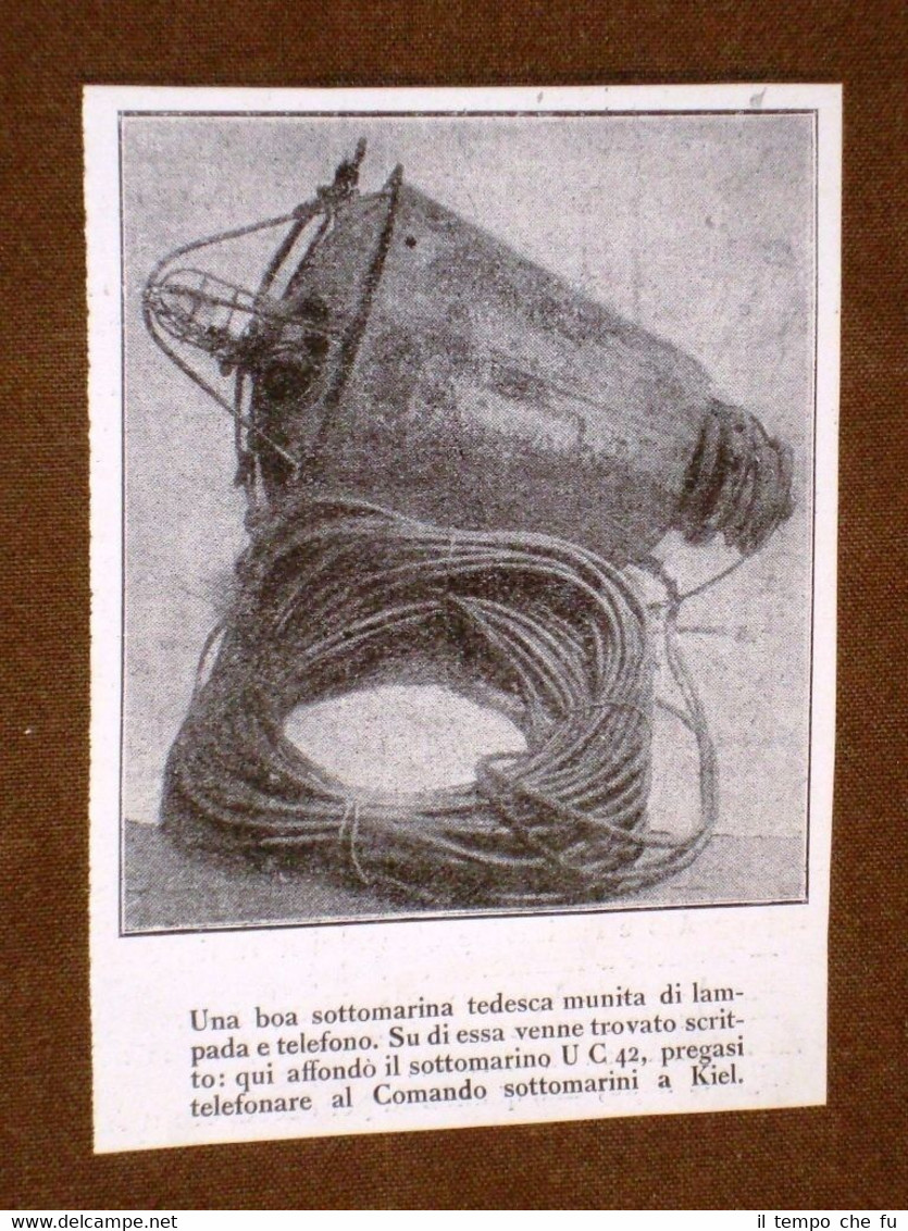 WW1 1a guerra mondiale del 1914-1918 Boa sottomarina della Germania …