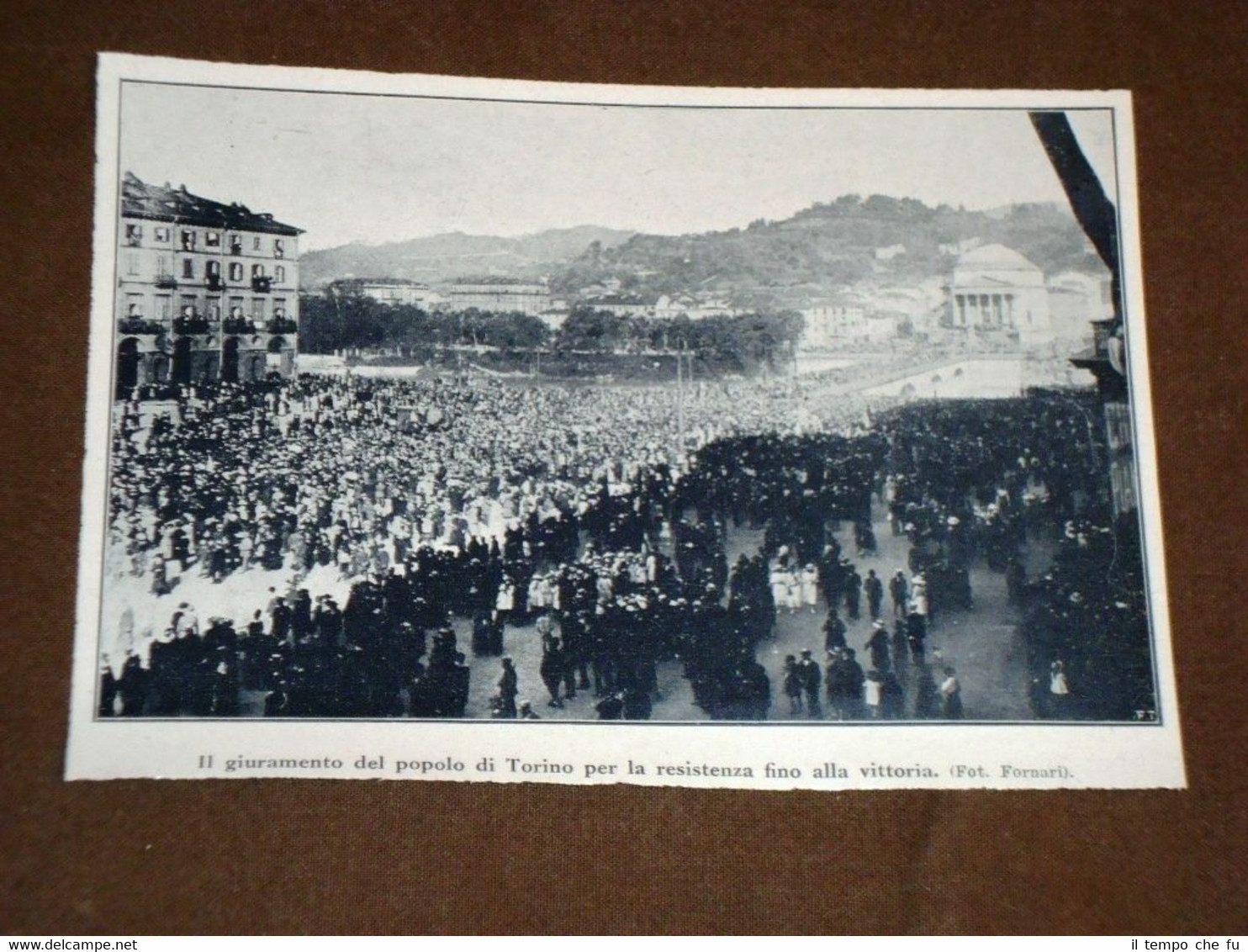 WW1 1a guerra mondiale del 1914-1918 Torino nel 1918 Giuramento …