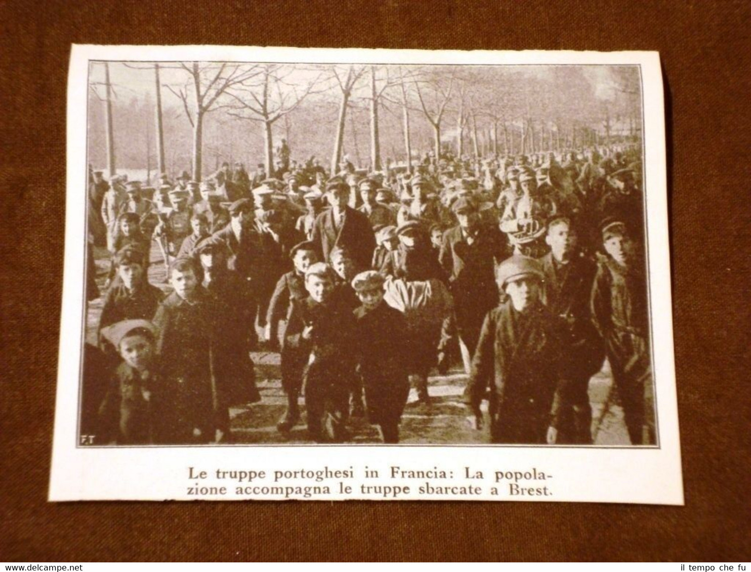 WW1 Grande guerra 1914-1918 Brest nel 1917 Truppe del Portogallo …