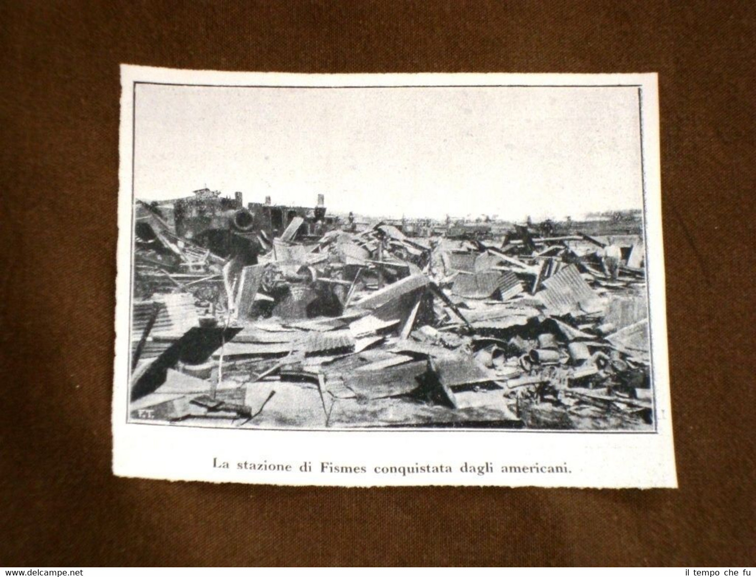 WW1 Prima guera mondiale 1914-1918 La Stazione di Fismes nel …