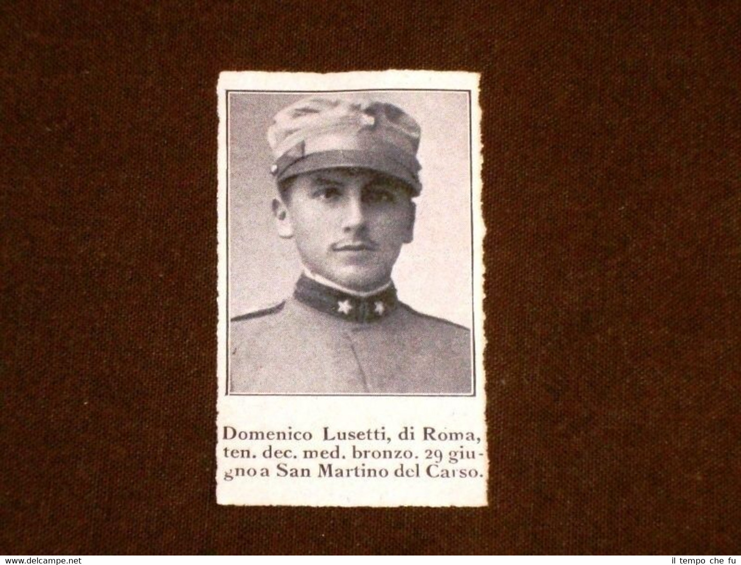 WW1 Prima Guerra Mondiale 1914 - 1918 Caduto Domenico Lusetti …