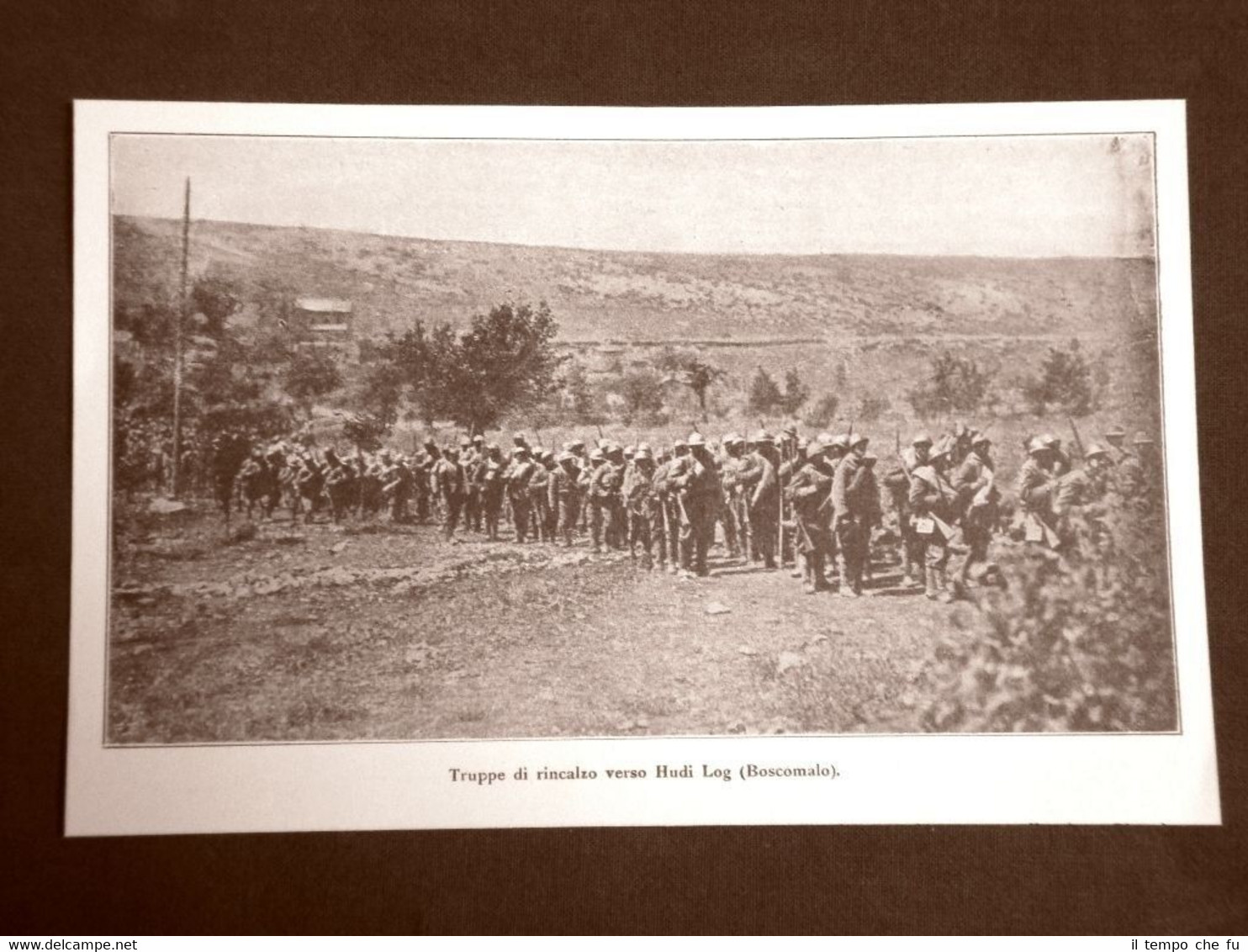 WW1 Prima guerra mondiale 1914-1918 Boscomalo nel 1917 Truppe verso …