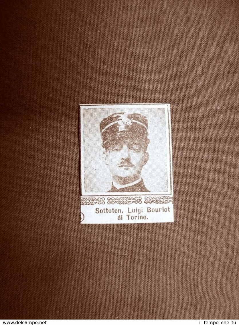 WW1 Prima guerra mondiale 1914-1918 Caduto Luigi Bourlot di Torino