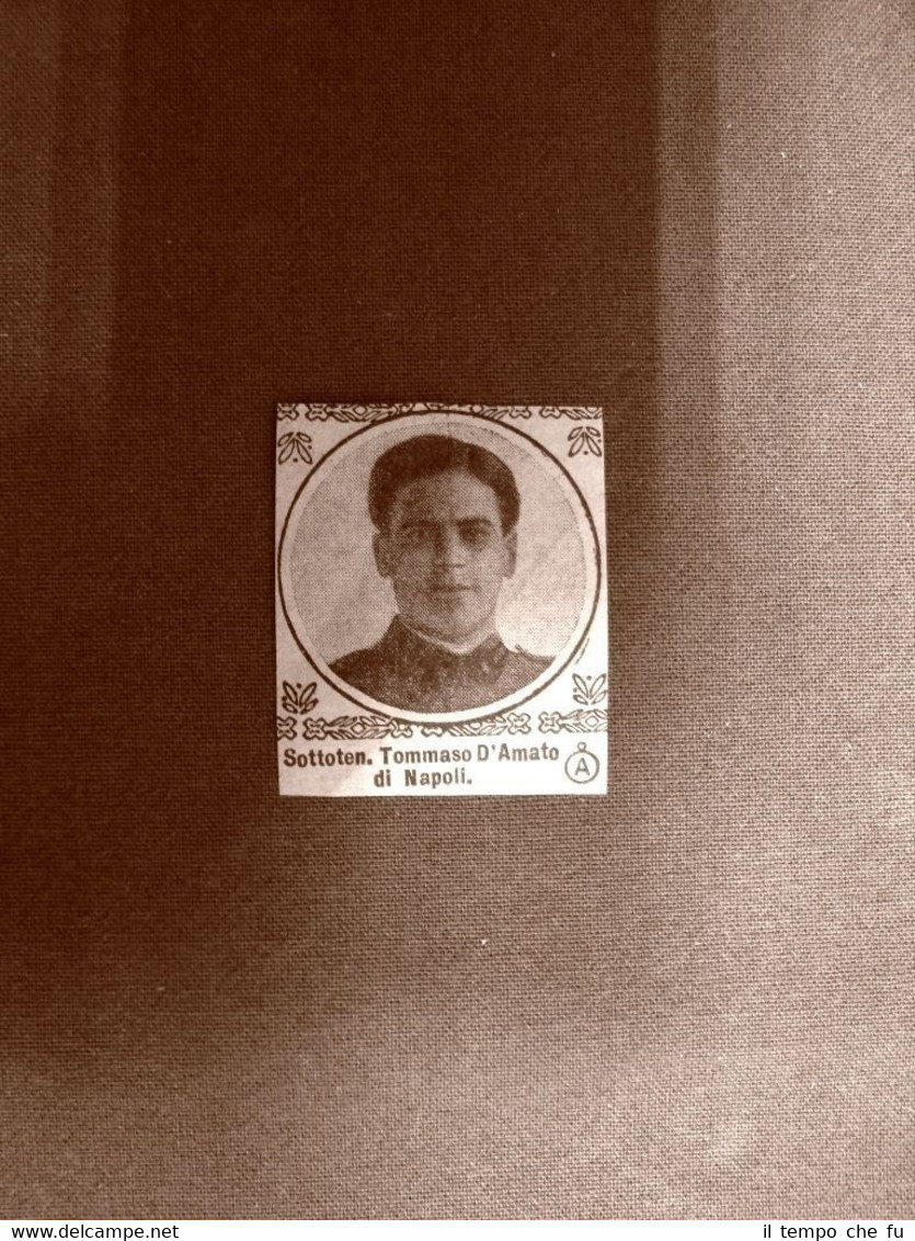 WW1 Prima guerra mondiale 1914-1918 Caduto Tommaso D'Amato di Napoli