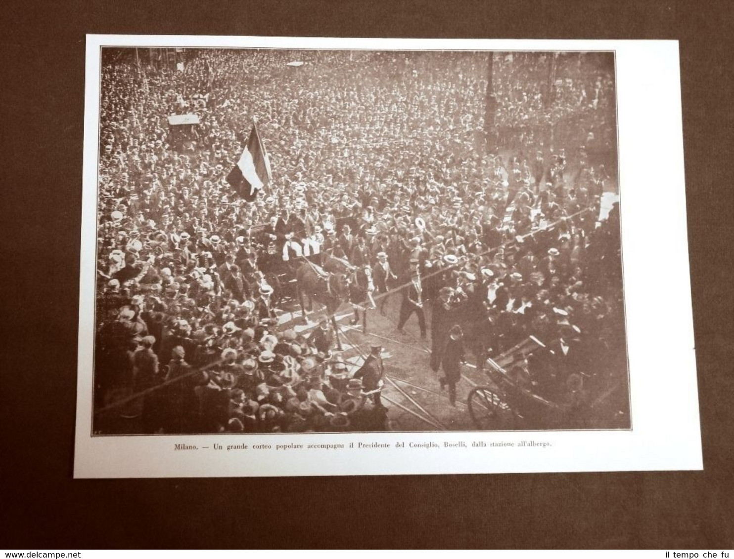 WW1 Prima guerra mondiale 1914-1918 Milano 1918 Boselli e Artiglieria …