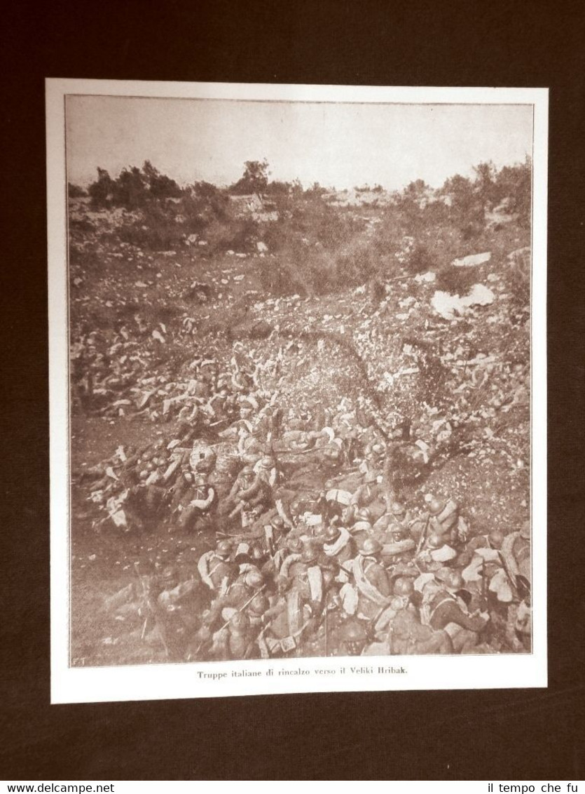 WW1 Prima guerra mondiale 1914-1918 Truppe italiane di rincalzo Veliki …