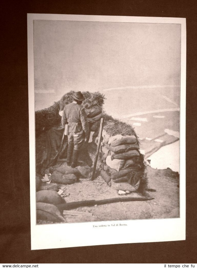 WW1 Prima guerra mondiale 1914-1918 Vedetta Val di Brenta 1918 …