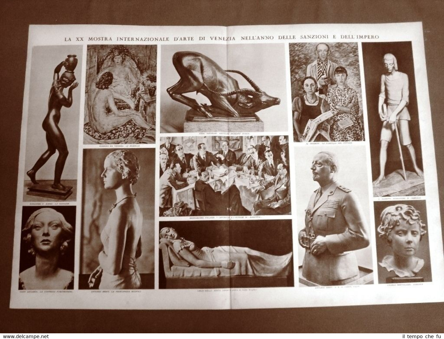 XX Biennale Venezia 1936 Bjerg Lucarda Tafanari Gelli Severini Zanetti …