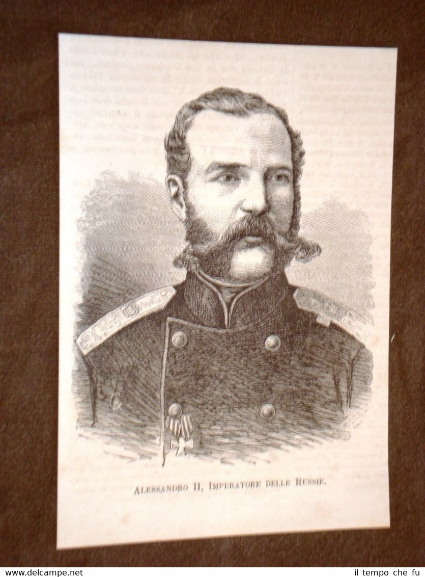 Zar di Russia Alessandro II Romanov nel 1876 Aleksandr II …