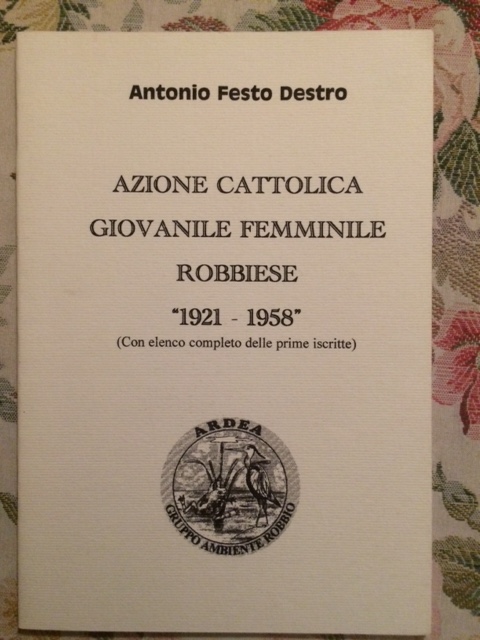 AZIONE CATTOLICA GIOVANILE FEMMINILE "1921-1958"