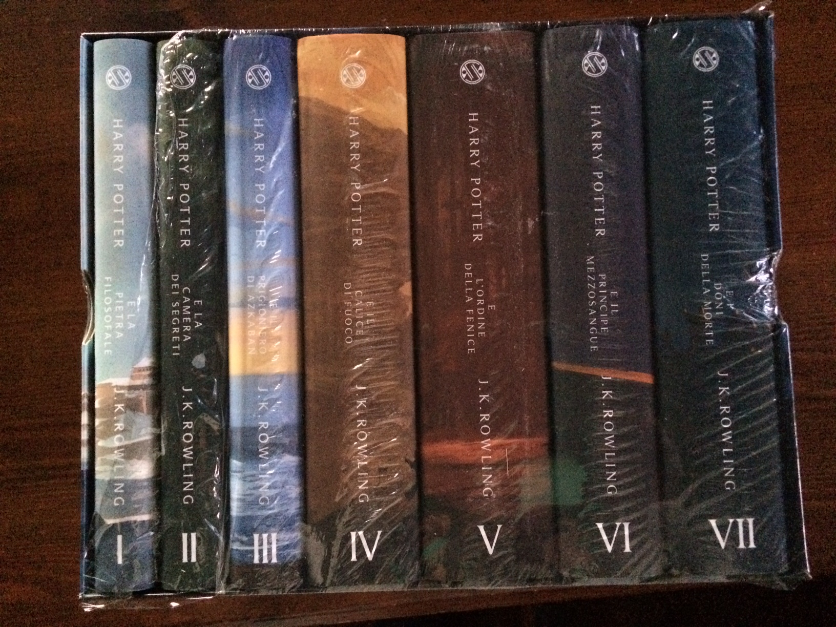 HARRY POTTER COFANETTO ED. COPERTINE DE LUCCHI