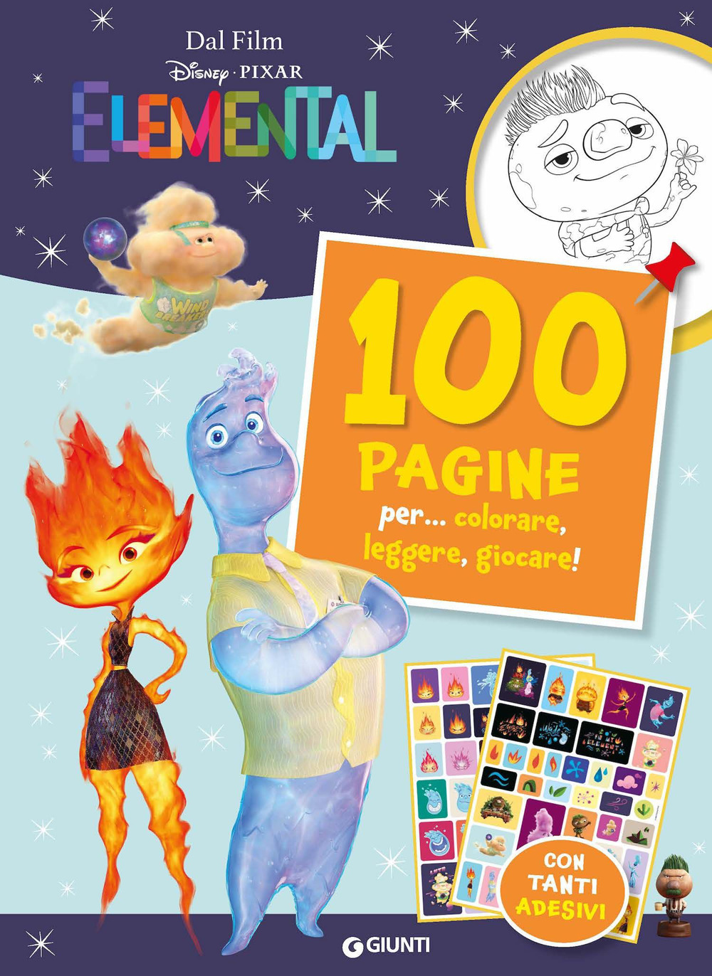 100 pagine per. colorare, leggere, giocare! Elemental. Sticker special color. …