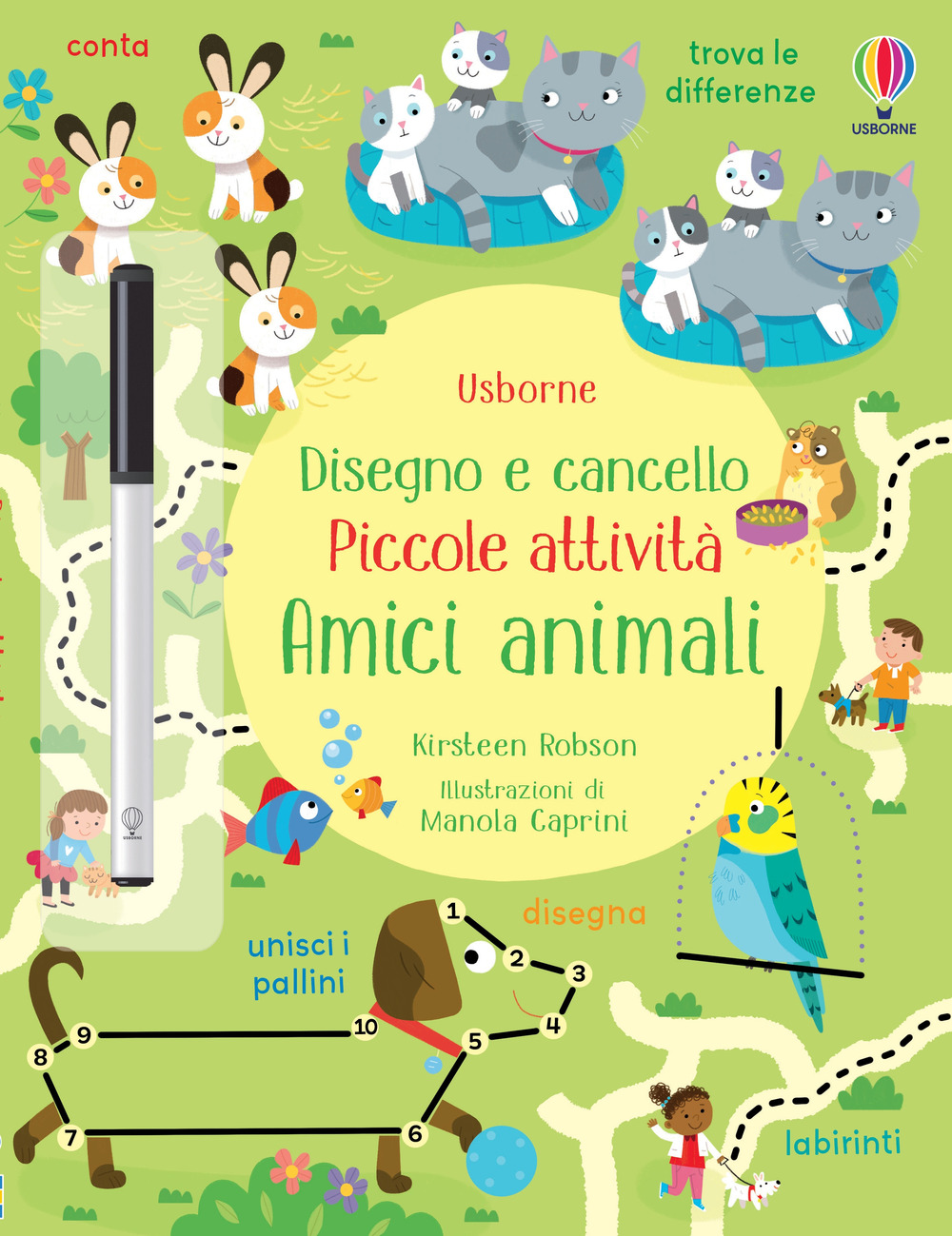 Amici animali. Disegno e cancello. Piccole attività. Ediz. illustrata. Con …
