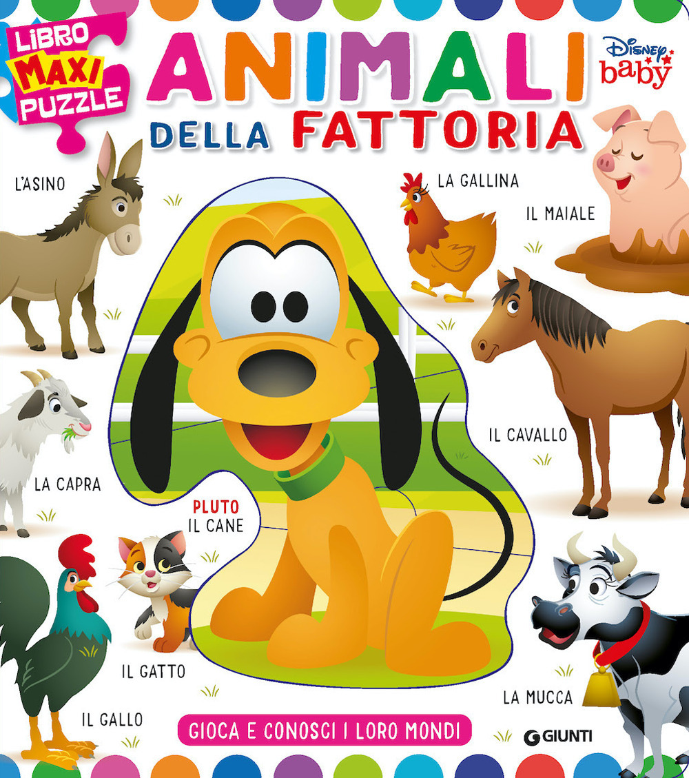 Animali della fattoria. Baby libro maxi puzzle. Ediz. a colori