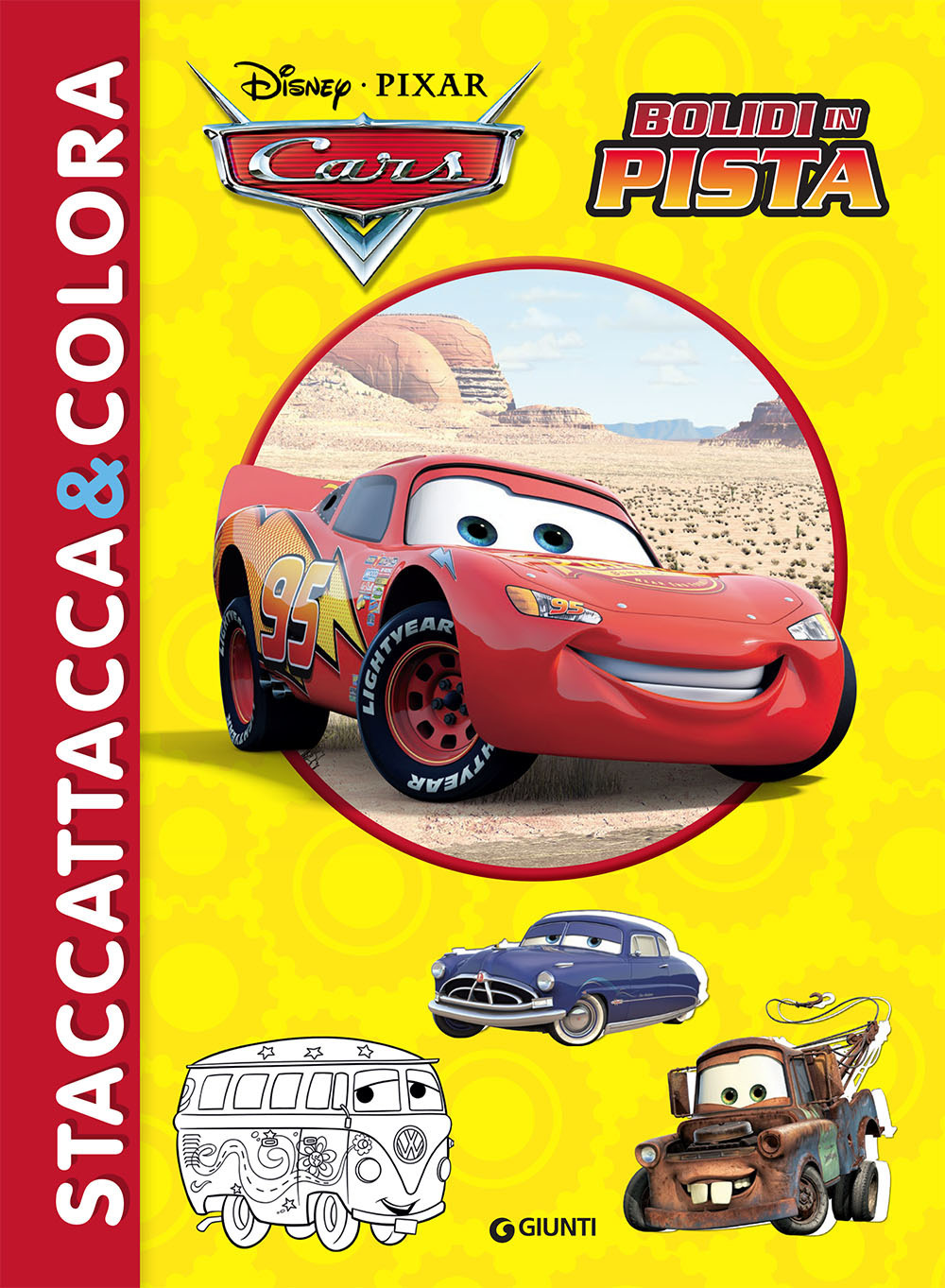 Bolidi in pista. Cars. Staccattacca & colora. Con adesivi. Ediz. …