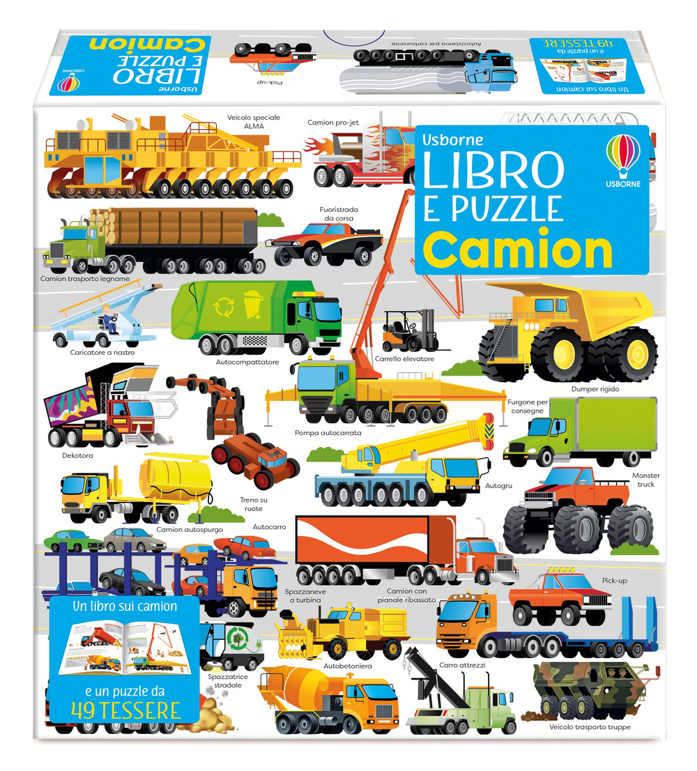 Camion. Libro e puzzle. Ediz. a colori. Con puzzle