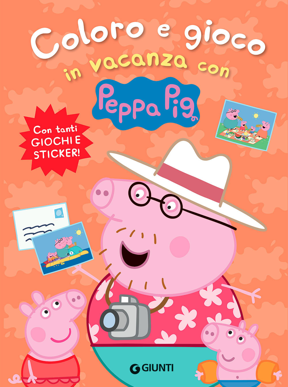 Coloro e gioco in vacanza con Peppa Pig. Con adesivi. …