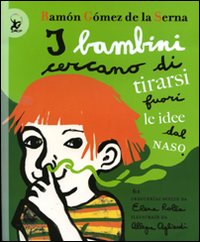I bambini cercano di tirarsi fuori le idee dal naso. …