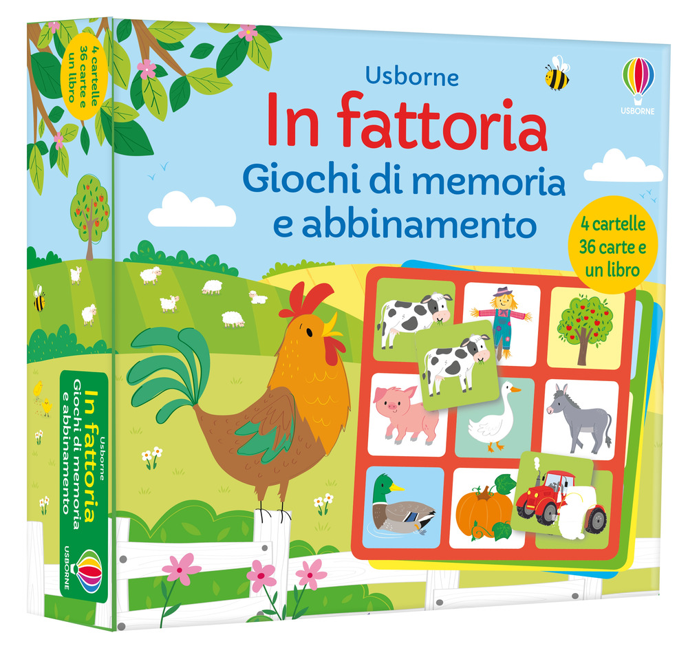 In fattoria. Giochi di memoria e abbinamento. Con 4 cartelle. …