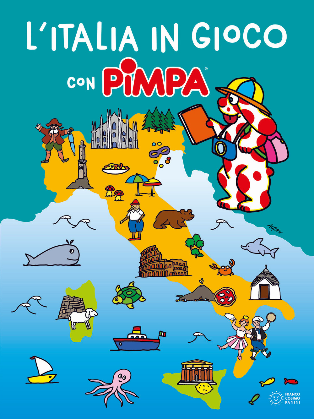 L'Italia in gioco con Pimpa. Ediz. illustrata