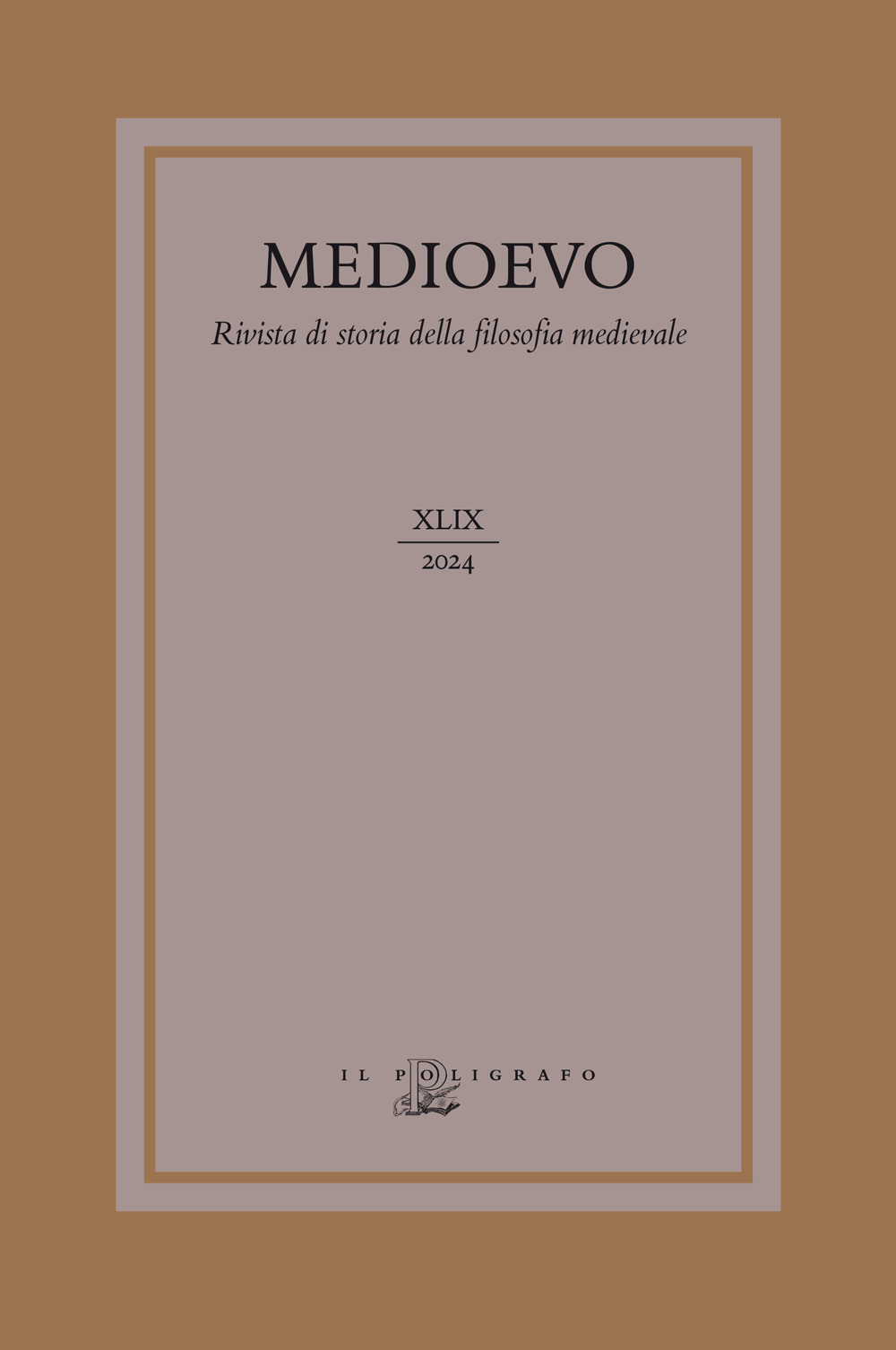 Medioevo. Rivista di storia della filosofia medievale. Ediz. italiana, inglese …