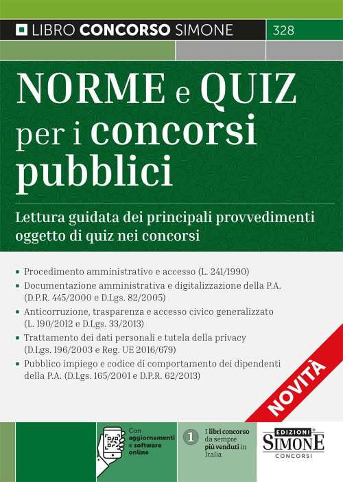 Norme e quiz per i concorsi pubblici. Lettura guidata dei …