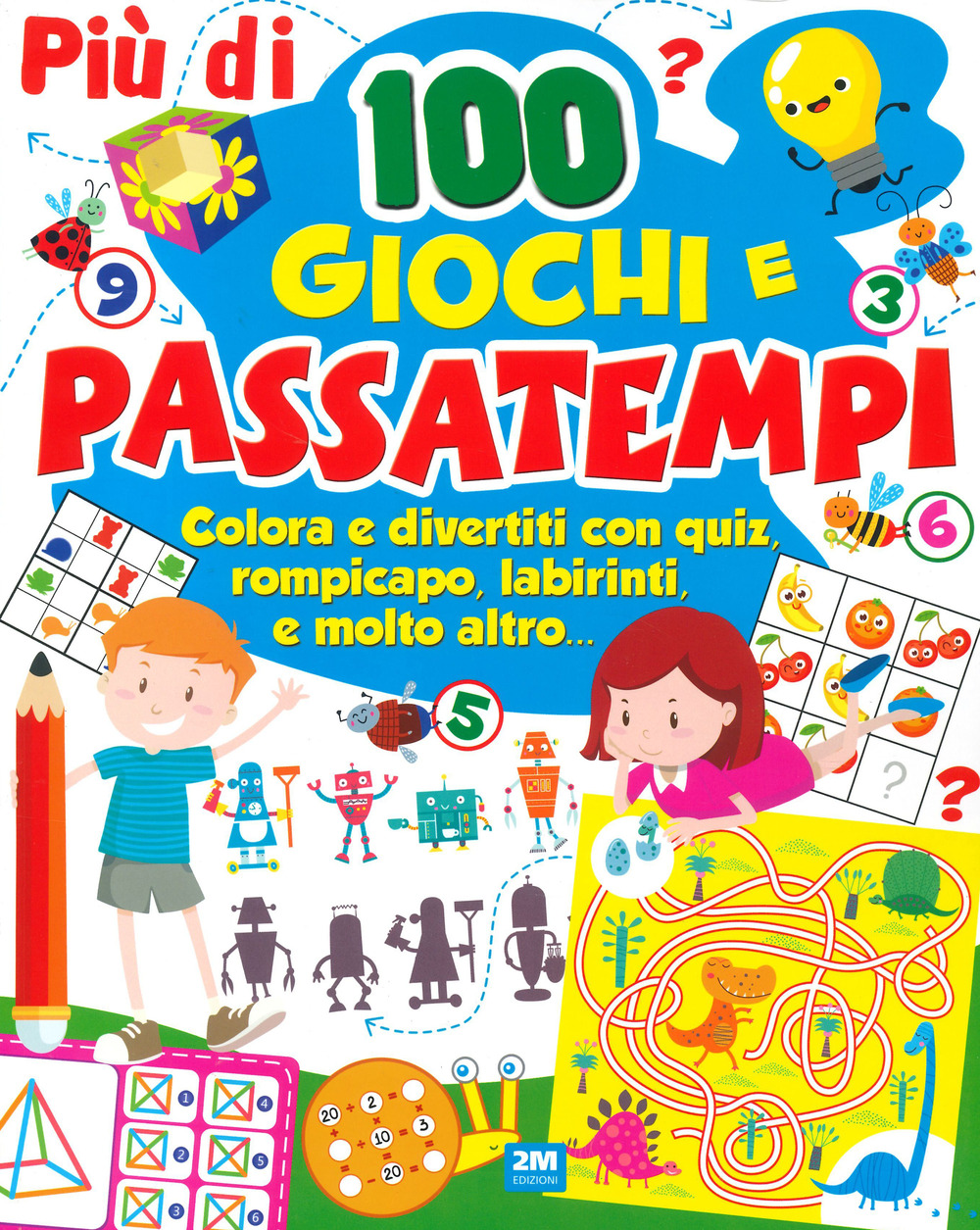 Più di 100 giochi e passatempi. Colora e divertiti con …