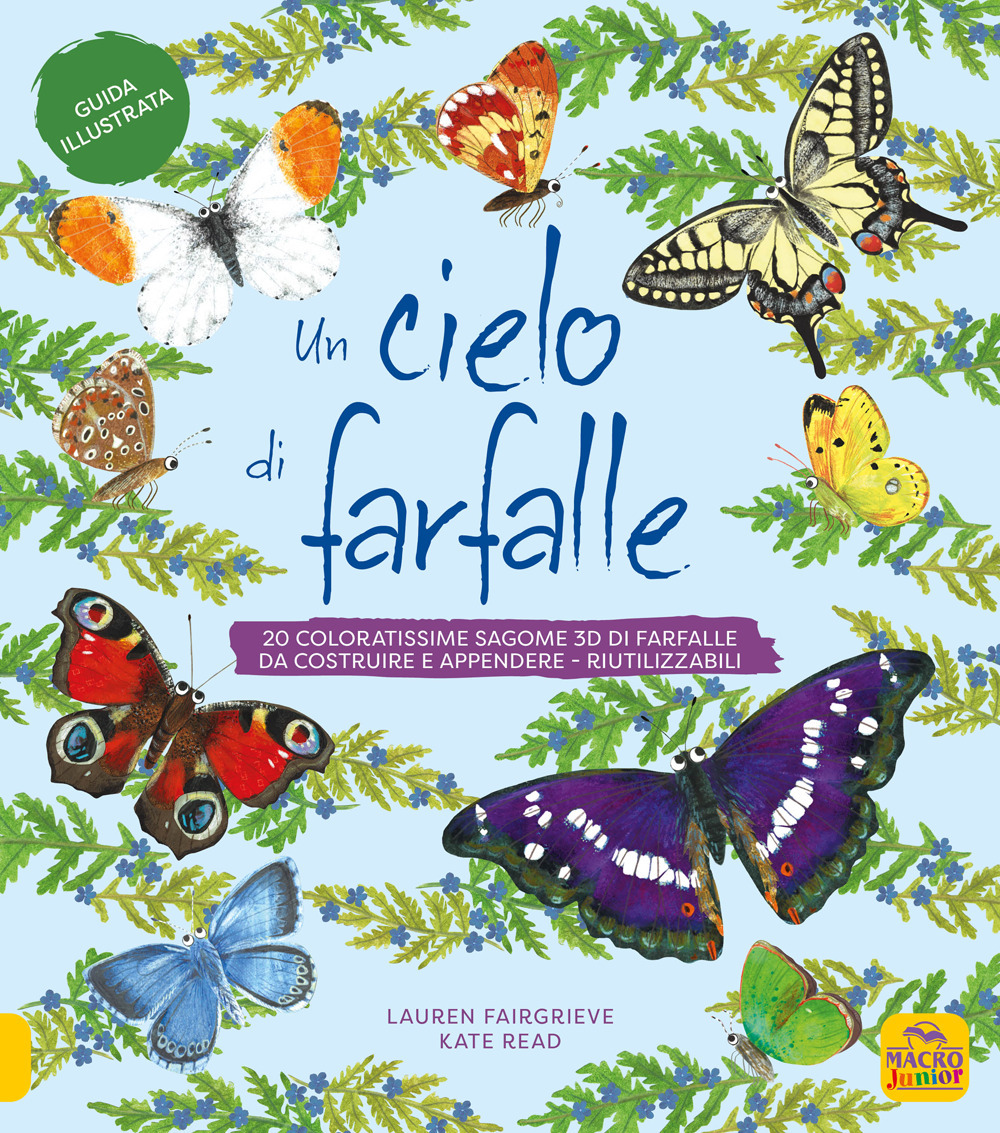 Un cielo di farfalle. 20 coloratissime sagome 3D di farfalle …