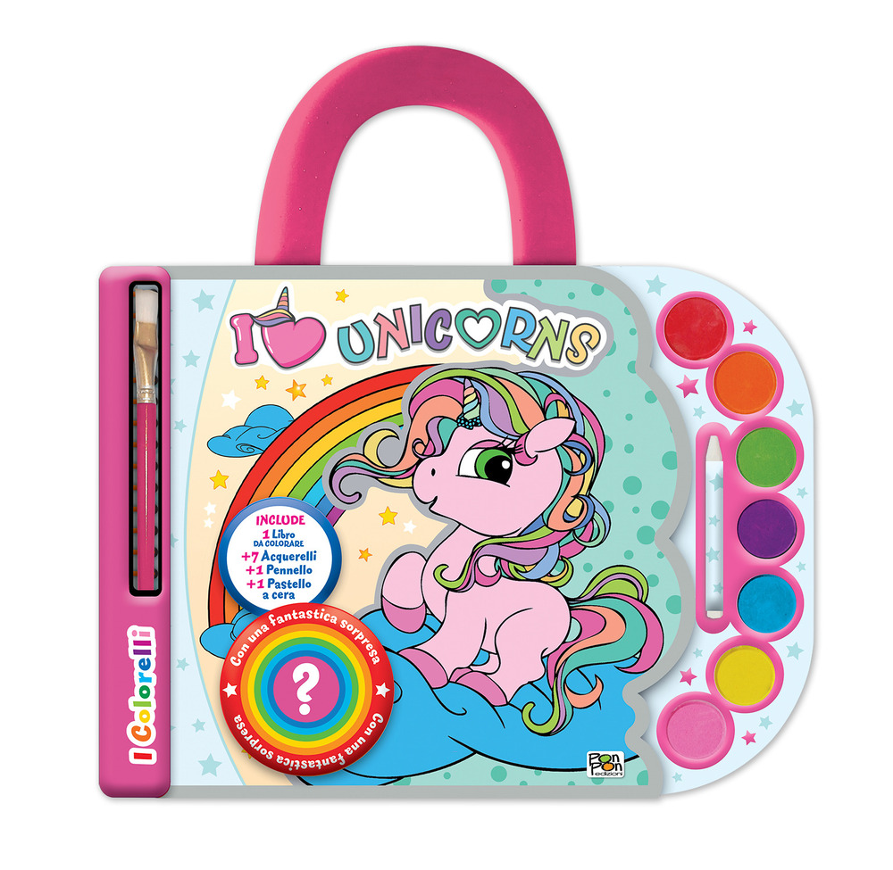 Valigetta acquerelli. I colorelli. I love unicorns. Ediz. a spirale. …