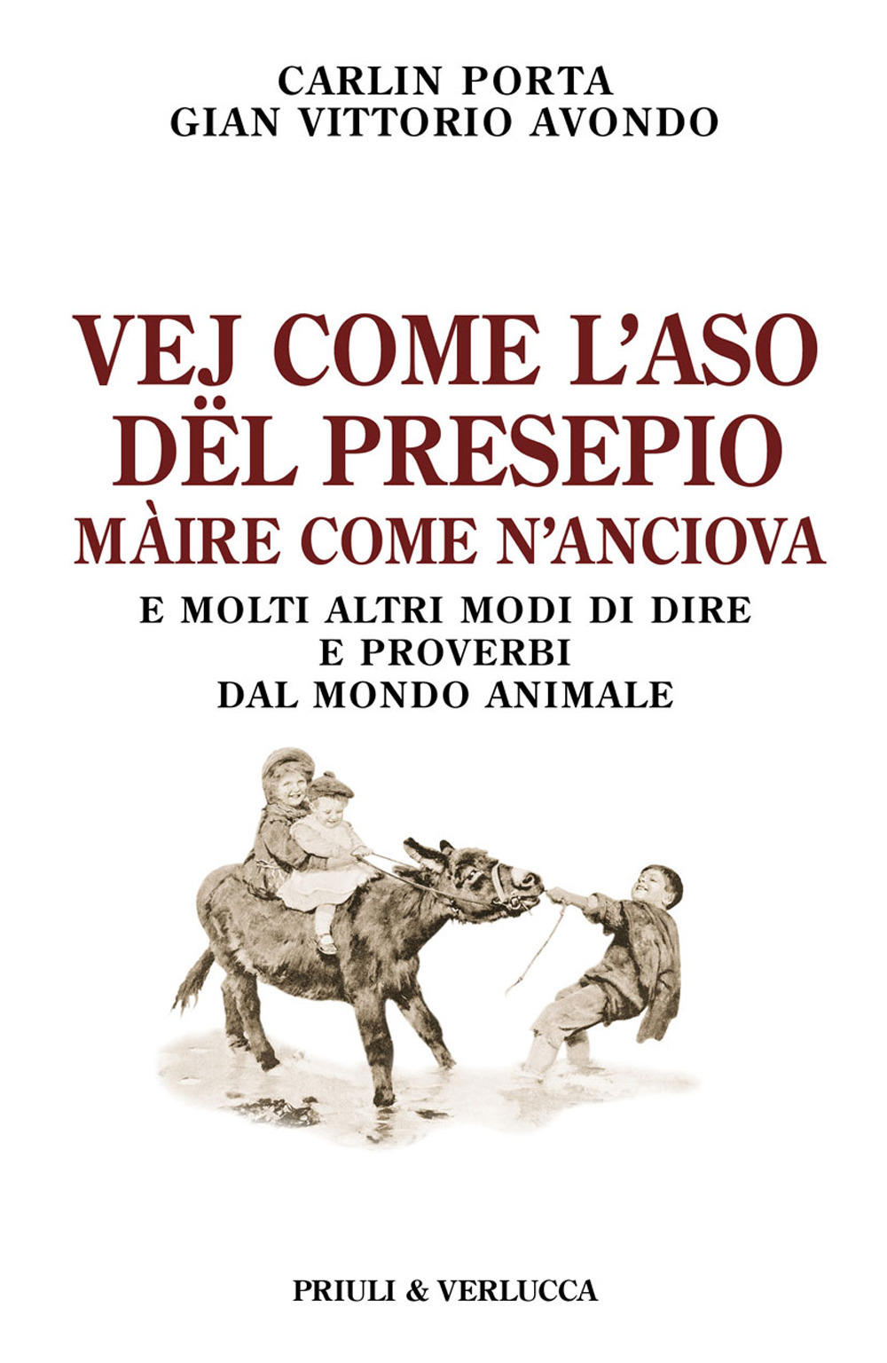 Vej come l'aso dël presepio màire come n'anciova. E molti …