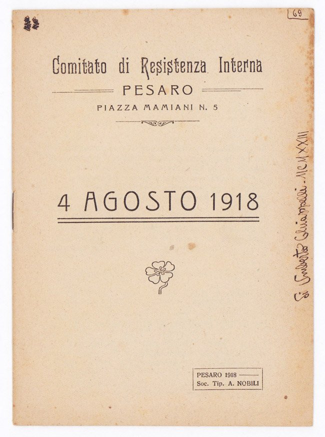 4 agosto 1918