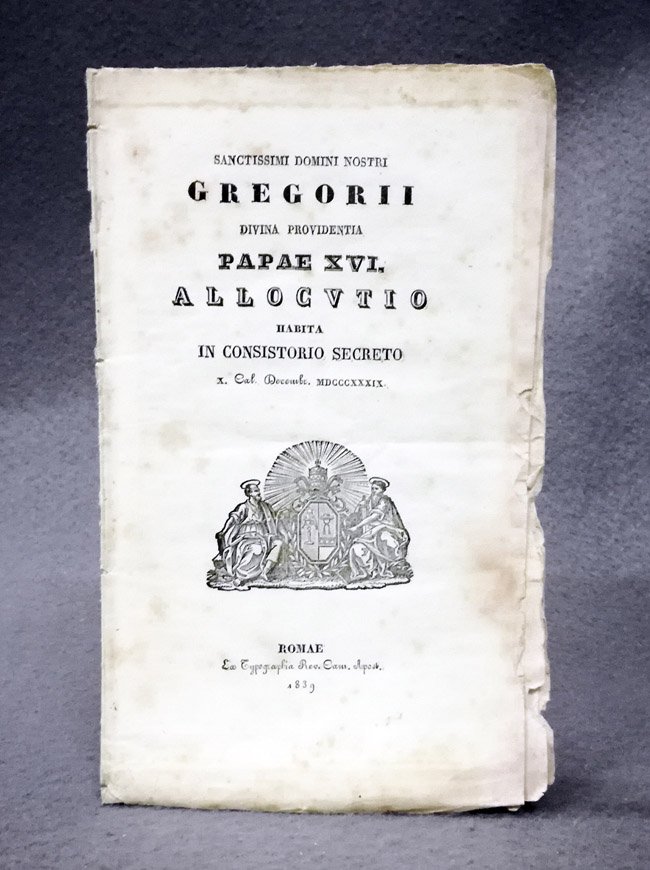 [Allocuzione 'Multa quidem', contro l'adesione all'ortodossia dei vescovi cattolici]. Sanctissimi …