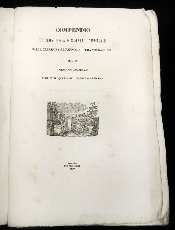 Compendio di cronologia e storia universale dalla creazione all'anno dell'era …