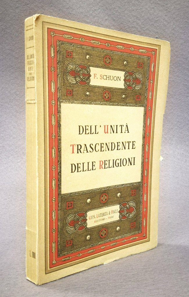 Dell'unita' trascendente delle religioni