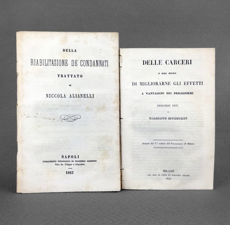 Della riabilitazione de' condannati. [.] Delle carceri e del modo …