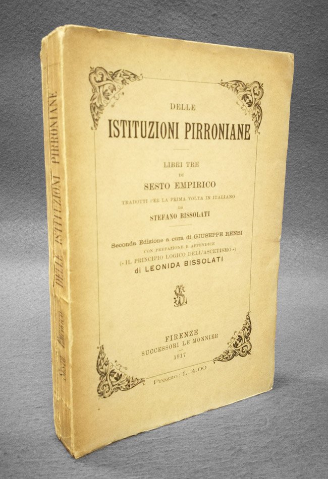 Delle istituzioni pirroniane