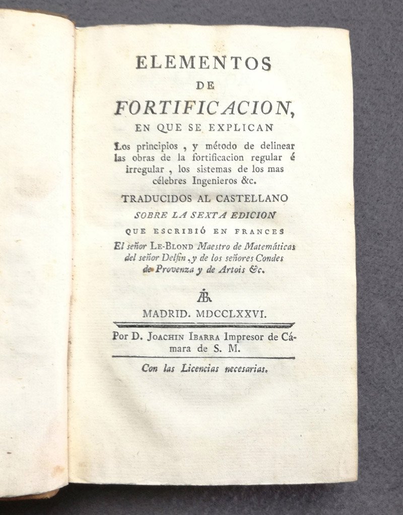 Elementos de fortificacion. en que se explican los principios y …