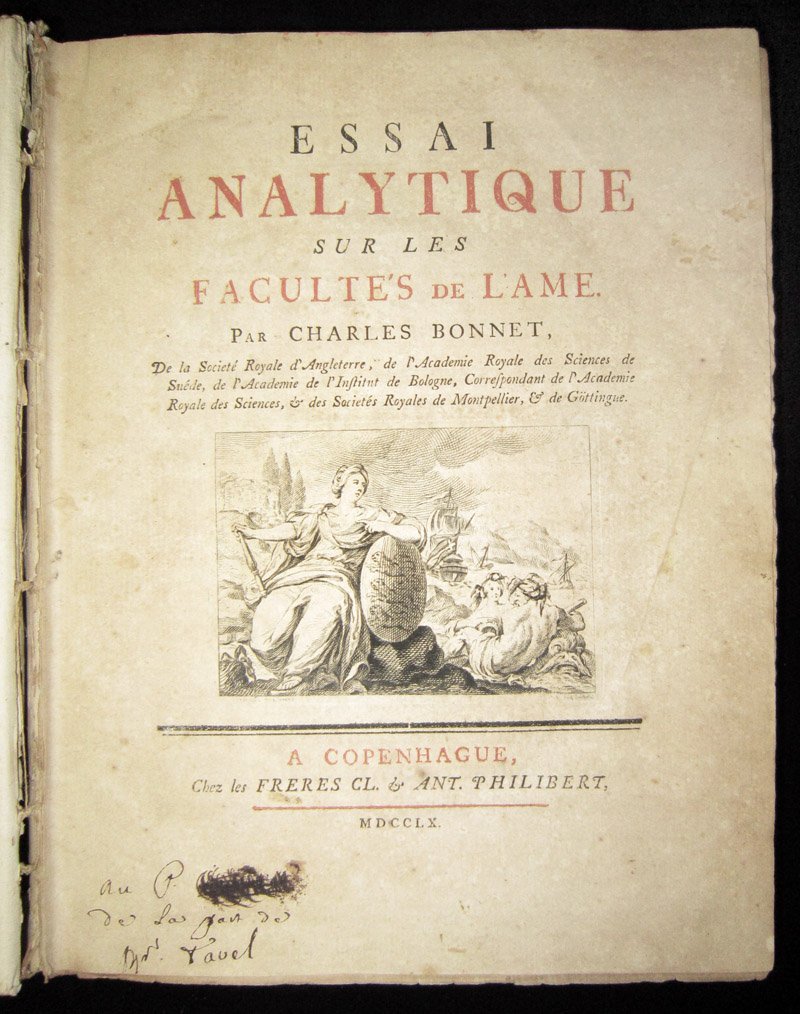 Essai analytique sur les facultes de l'ame