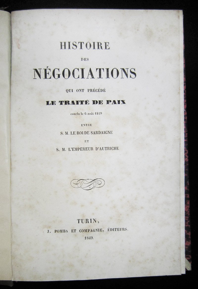 Histoire des negociations qui ont precede' le Traite' de Paix …