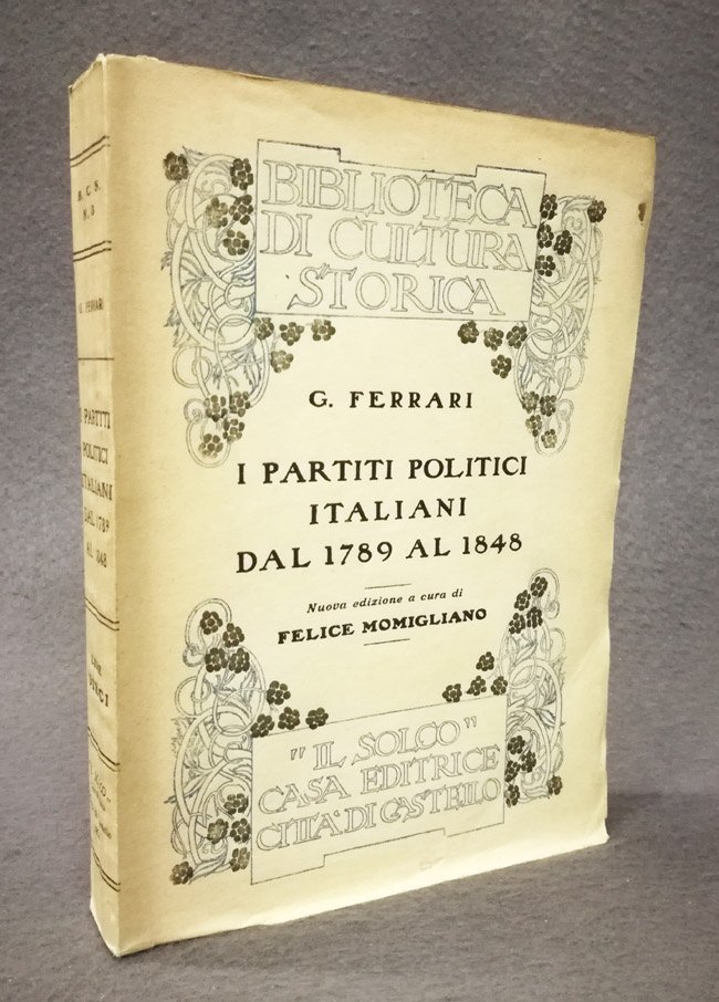 I partiti politici italiani dal 1789 al 1848. Introduzione e …